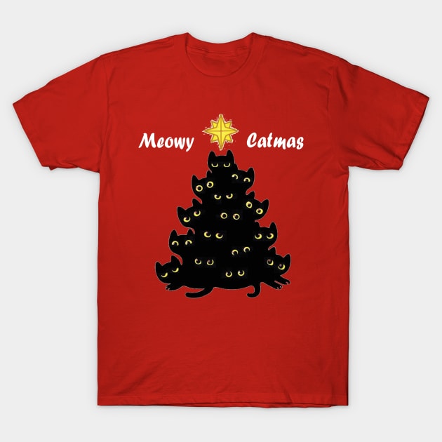 meowy catmas T-Shirt by Abir's Store